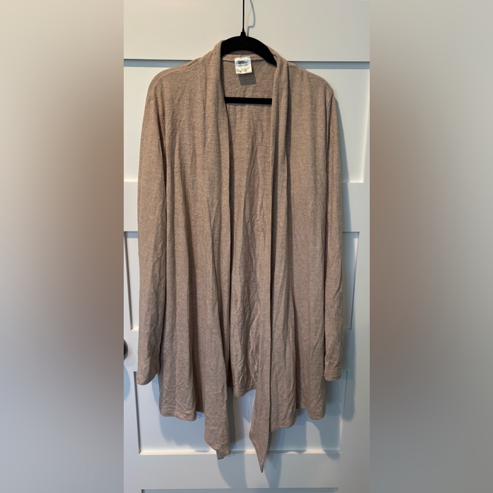 Hello Mello Open Long Cardigan Beige XL
